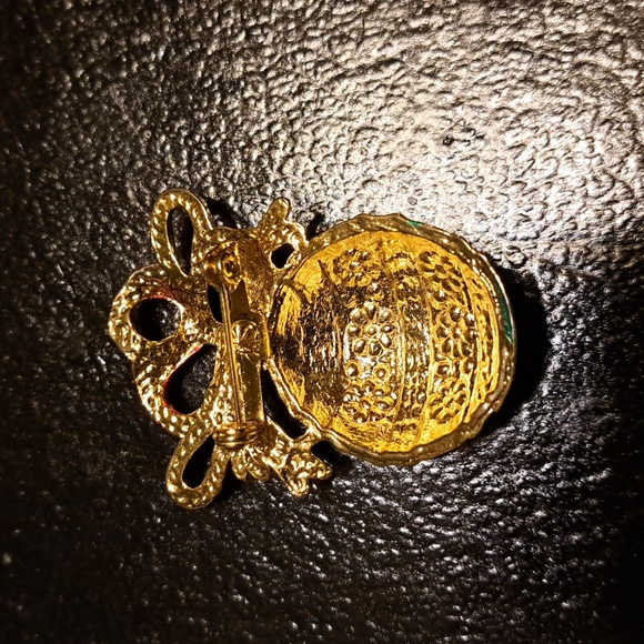 Vintage Christmas Ornament Brooch - Picture 5 of 5